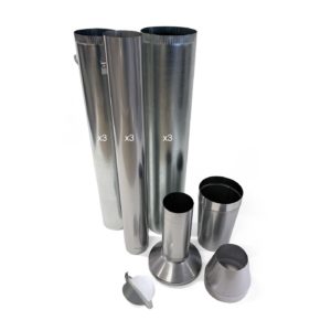Metro Fires. Eco Built-In Flue System, Stainless Liner | 300-0252