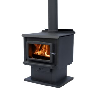 Masport Heating. Osburn 1600 Freestanding Radiant Wood Fire on Pedestal with Ash Pan | 983900