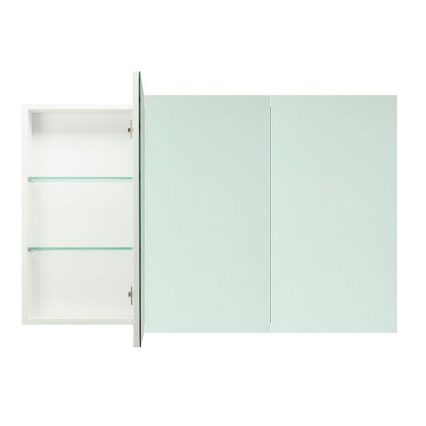 Waterware. Kzoao 1200mm White Mirror Cabinet | KZMG1200WH - Image 2