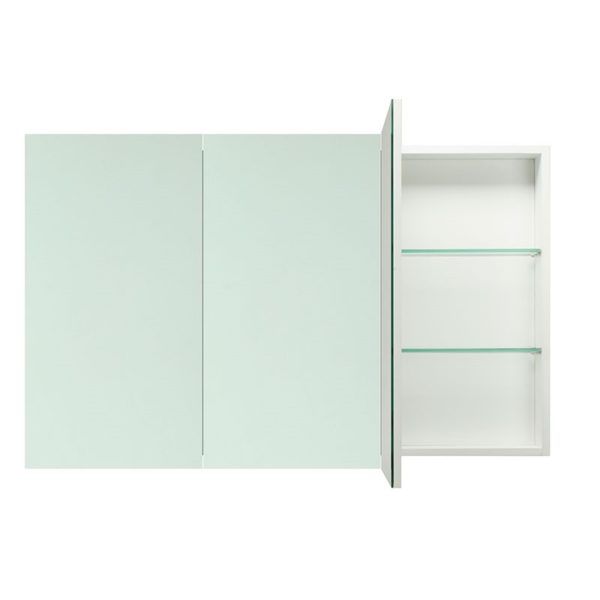 Waterware. Kzoao 1200mm White Mirror Cabinet | KZMG1200WH - Image 4