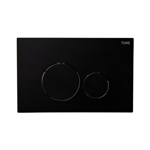 Waterware. Oxford Pneumatic Face Plate Matte Black | KI5020BL