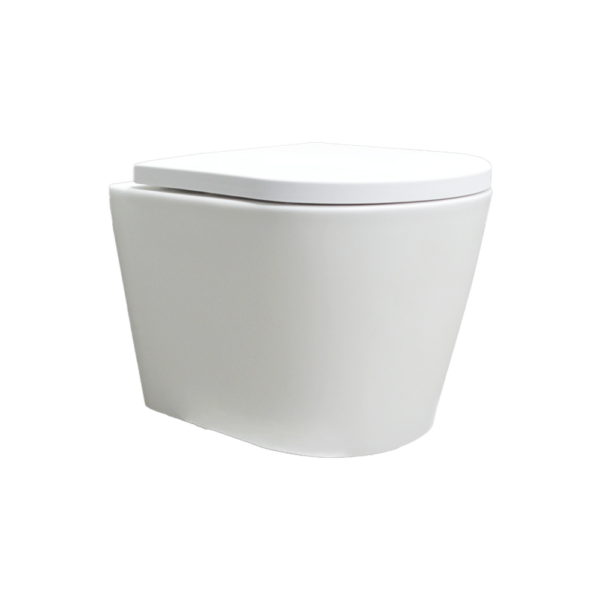 Waterware. Boston Wall Hung Pan Gloss White | WDBO300WH