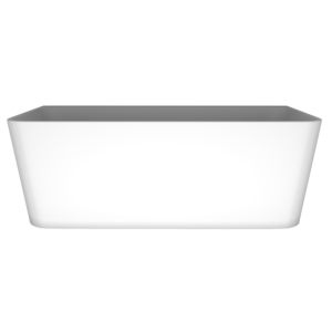 Waterware. 'The Smith' Bath 1700mm Back To Wall Matte White Acrylic | BPBA8356-170MW