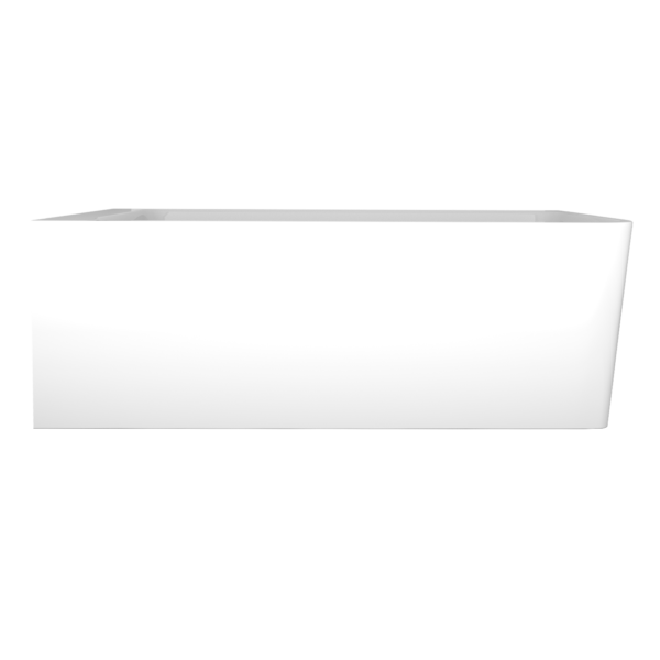 Waterware. 'The Smith' RH Corner Bath 1700mm Gloss White Acrylic | BPBA8356-170R - Image 3