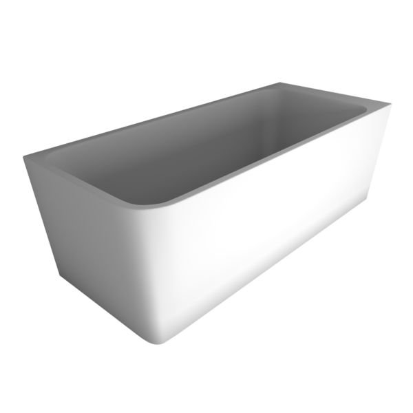 Waterware. 'The Smith' RH Corner Bath 1700mm Gloss White Acrylic | BPBA8356-170R