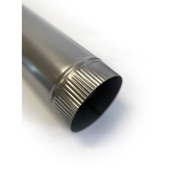 Metro Fires. 150mm Flue Pipe, Unpainted | 300-0705