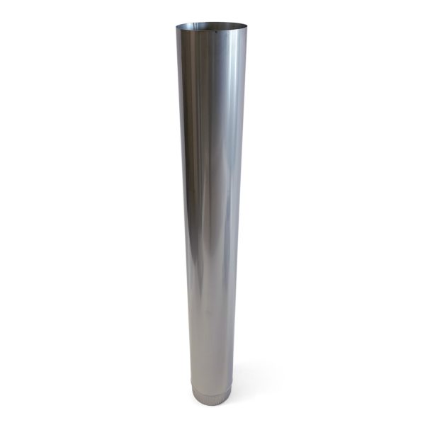 Metro Fires. 150mm Flue Pipe, Unpainted | 300-0705 - Image 2
