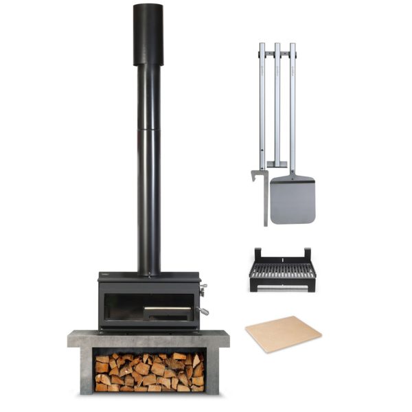 Metro Fires. Outdoor 850-B (Base Model + Freestanding Flue Kit) | 280-0720 - Image 2