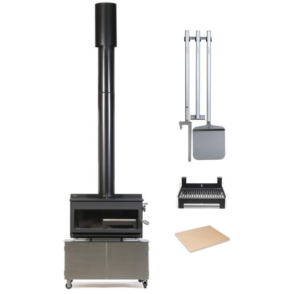 Metro Fires. Outdoor 850-T (Trolley Model + Freestanding Flue Kit) | 280-0710 - Image 2