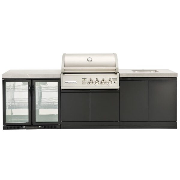 Crossray. Outdoor Kitchen with 4-Burner Infrared Gas BBQ - Image 15