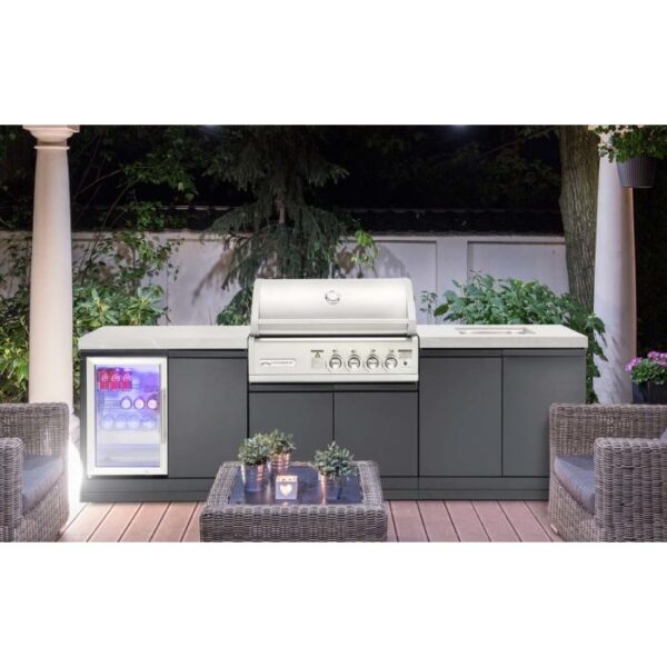 Crossray. Outdoor Kitchen with 4-Burner Infrared Gas BBQ - Image 4