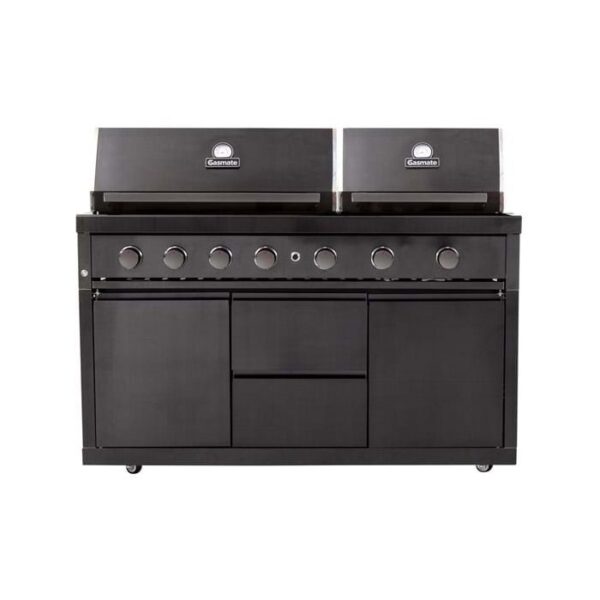 Gasmate. Nova Graphite 6 Burner Twin Hood BBQ | BQ2092T & BQ2092B