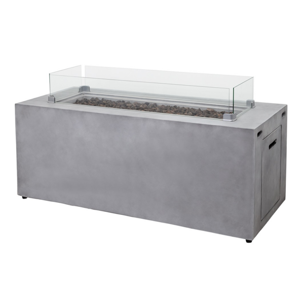 Gasmate. Cinder Rectangular Gas Fire Table | GM142-144