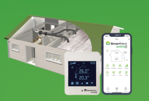 Smartvent Positive3 SV02P3 - 2 Outlet EC Home Vent